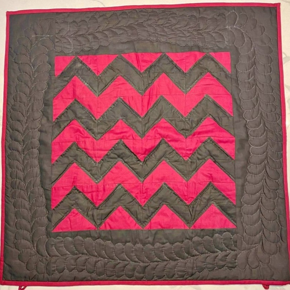 Vintage Amish Crib Quilt